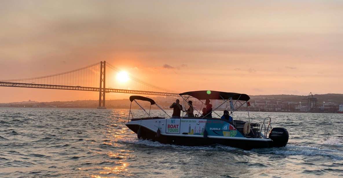 Lisbon: 2-Hour Private Boat Tour With 6 Bottles of Champagne - Inclusions