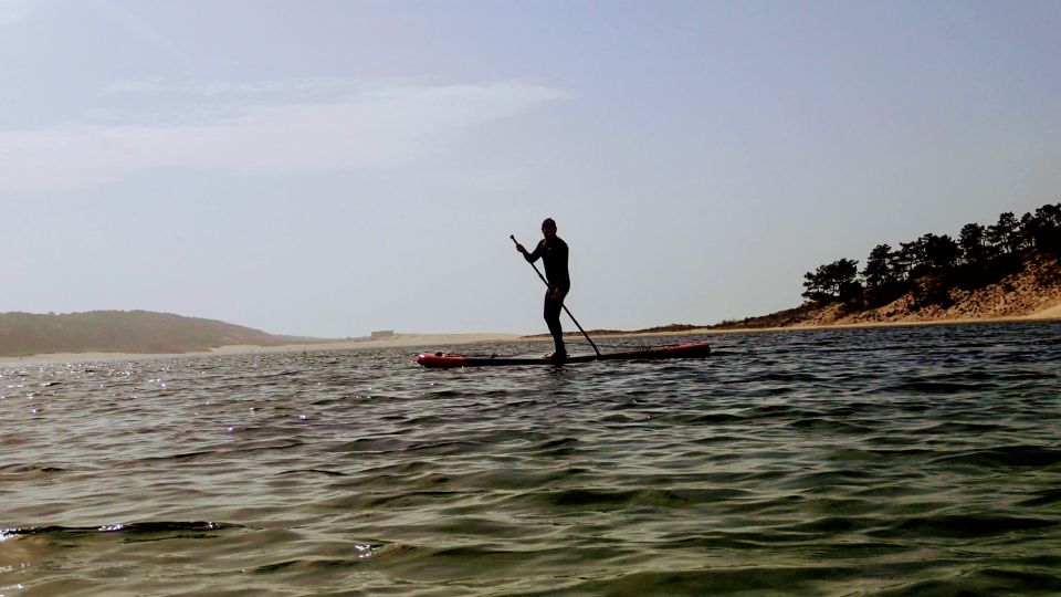 Lisbon: Stand Up Paddle Adventure at Albufeira Lagoon - Paddleboarding Across the Water