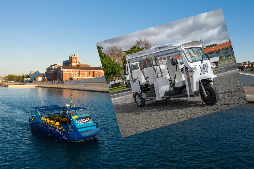 Lisbon: Tuk Tuk City Tour With a Boat Tour in River Tagus - Tuk Tuk Tour Itinerary