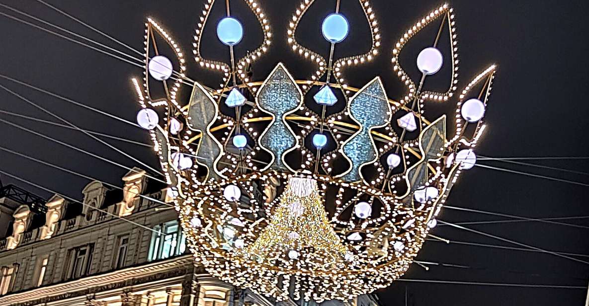 London Christmas Sparkle Private Walking Tour - Detailed Itinerary