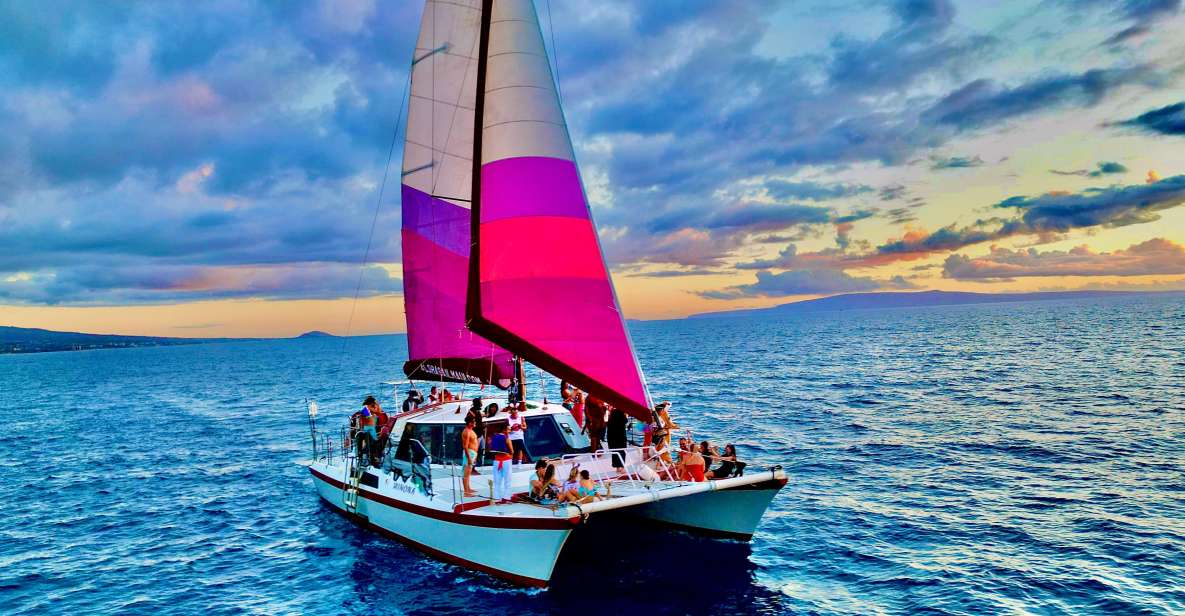 Maalaea Harbor: Sunset Sail on a Charming Hawaiin Catamaran - Duration and Starting Time