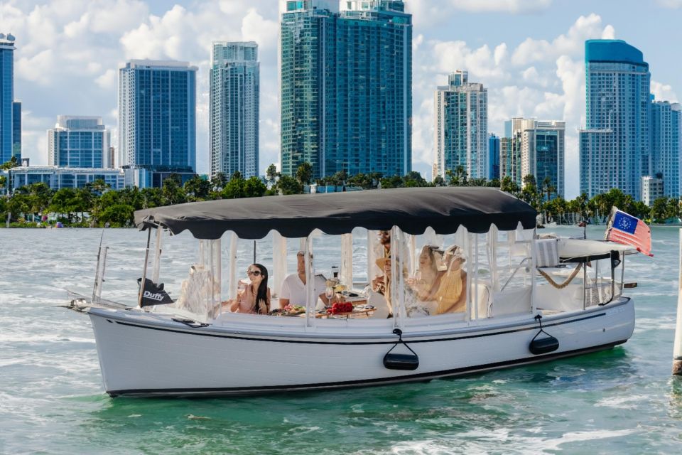 Miami: Luxury E-Boat Cruise With Wine and Charcuterie Board - Itinerary and Highlights