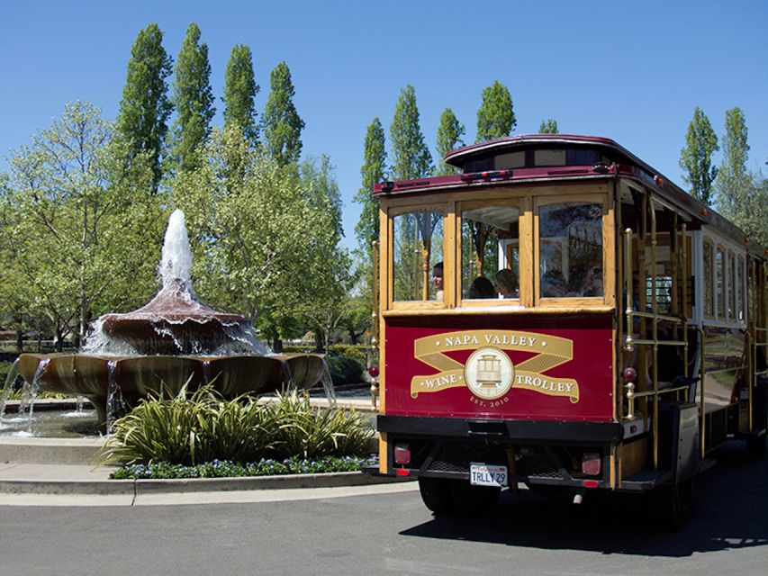 Napa Valley: Wine Tasting Tour by Open Air Trolley & Lunch - Included in the Tour