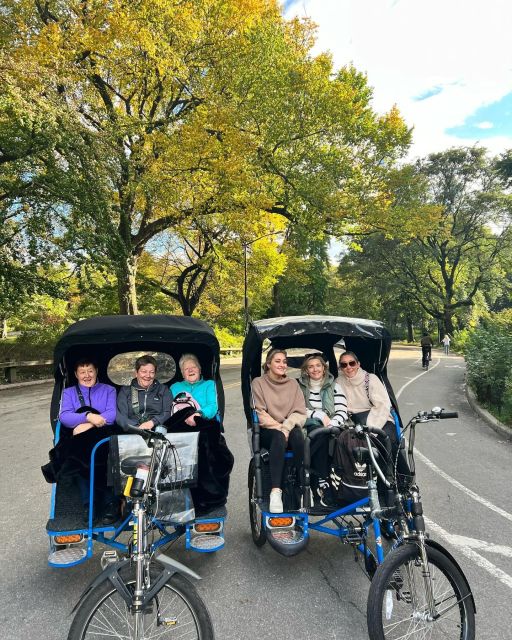 NYC: Guided Central Park Pedicab Private Tour - Inclusions in the Tour