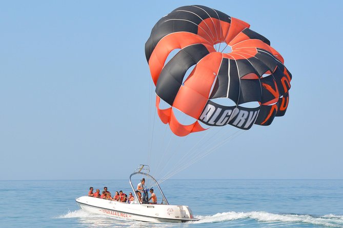 Parasailing From Vilamoura - Custom Boat Cruise