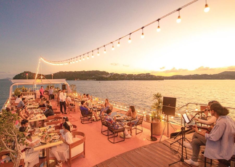 Phuket Ko Sire: Cruise With Live Music and 4-Course Dinner - Dining Options Offered