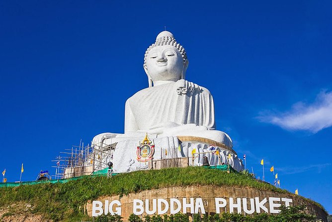 Phuket Tour to Karon View Point, Big Buddha & Wat Chalong - 150-foot Big Buddha
