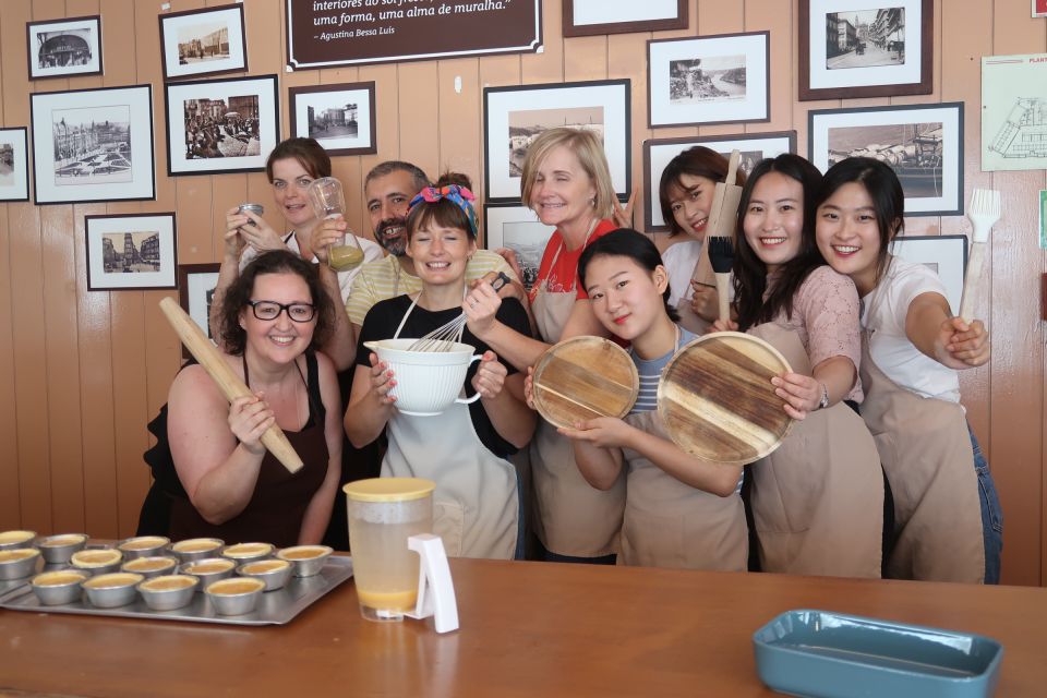 Porto: Pastel De Nata Cooking Class With Grandmas Recipe - Whats Included in the Class