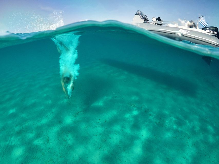 Private Boat Cruise to South Coastline of Mykonos - Beach Information