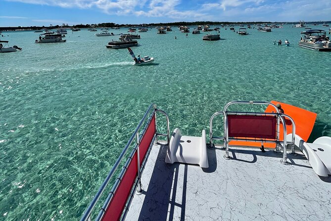 Private Crab Island Double Slides Pontoon Charter - Pricing and Booking Details