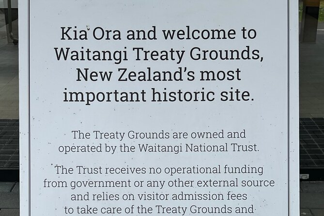 Private Day Trip To Waitangi Treaty Ground Paihia - Entry Costs and Inclusions