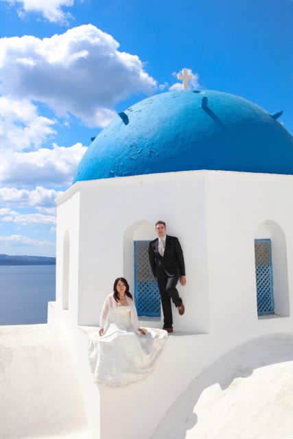 Private Santorini Wedding Photoshoot - The Photography Process
