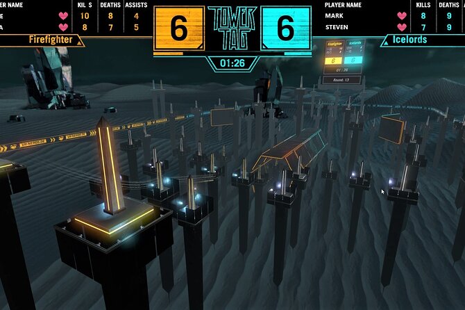 Private - Three Games of Tower Tag Experience (Up to 8 Players in 2 Teams) - Location Details