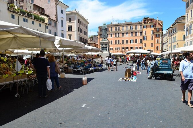 Private Wine & Food Tour Trastevere Jewish Ghetto Campo De Fiori - Itinerary Highlights