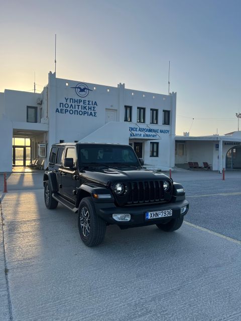 Rent Exclusive Jeep Wrangler 4x4e in Naxos - Exploring Naxos