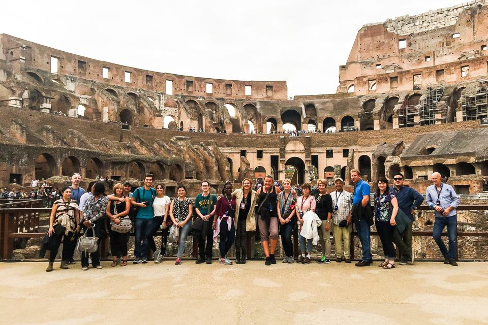 Rome: Colosseum Arena, Roman Forum & Palatine Hill Tour - Inclusions and Exclusions