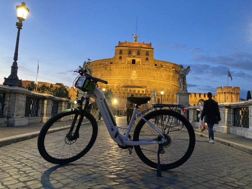 Rome: Night E-Bike Tour With Pizza Option - Included Amenities