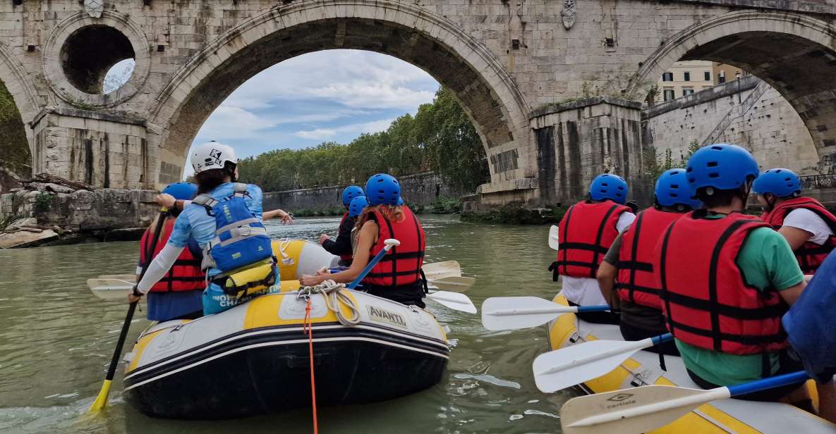 Rome: Rafting Experience on the Tiber River With Prosecco - Safety and Equipment