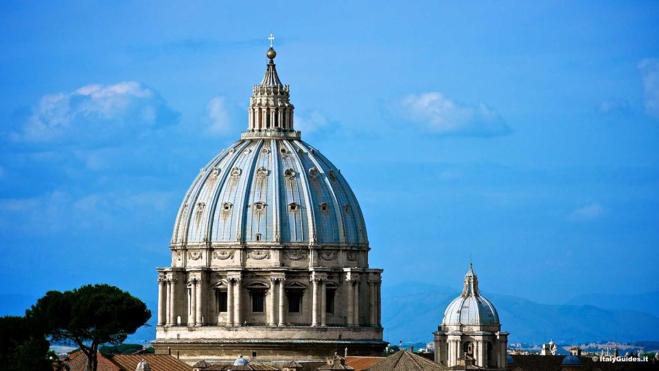 Rome: St.Peters ,Papal Tombs With Dome Private Tour Guide - Inclusions and Exclusions