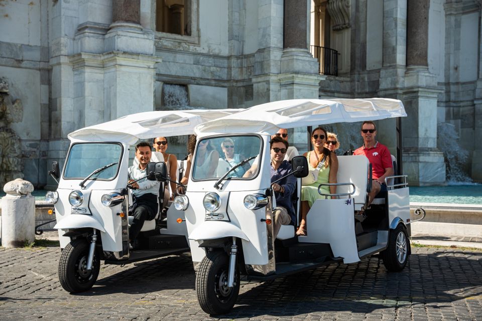 Rome: Tuk Tuk Private Tour With Hotel Pickup and Prosecco - Pickup and Drop-off Options