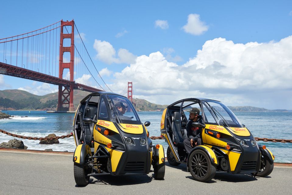 San Francisco: Electric Gocar Tour Over Golden Gate Bridge - Experience Description