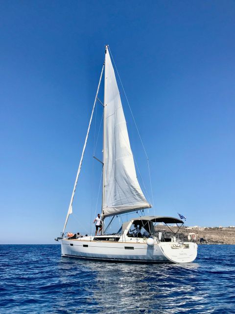 Santorini: 3-Day Oceanis 45 Yacht Charter With Crew - Itinerary Highlights