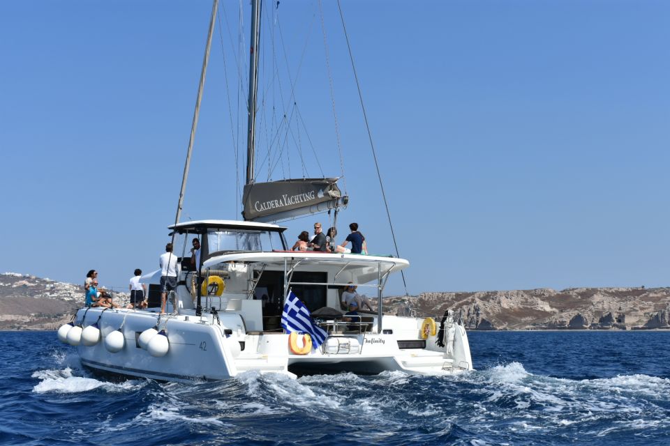 Santorini: All-Inclusive Private Luxury Catamaran Cruise - Experience Highlights