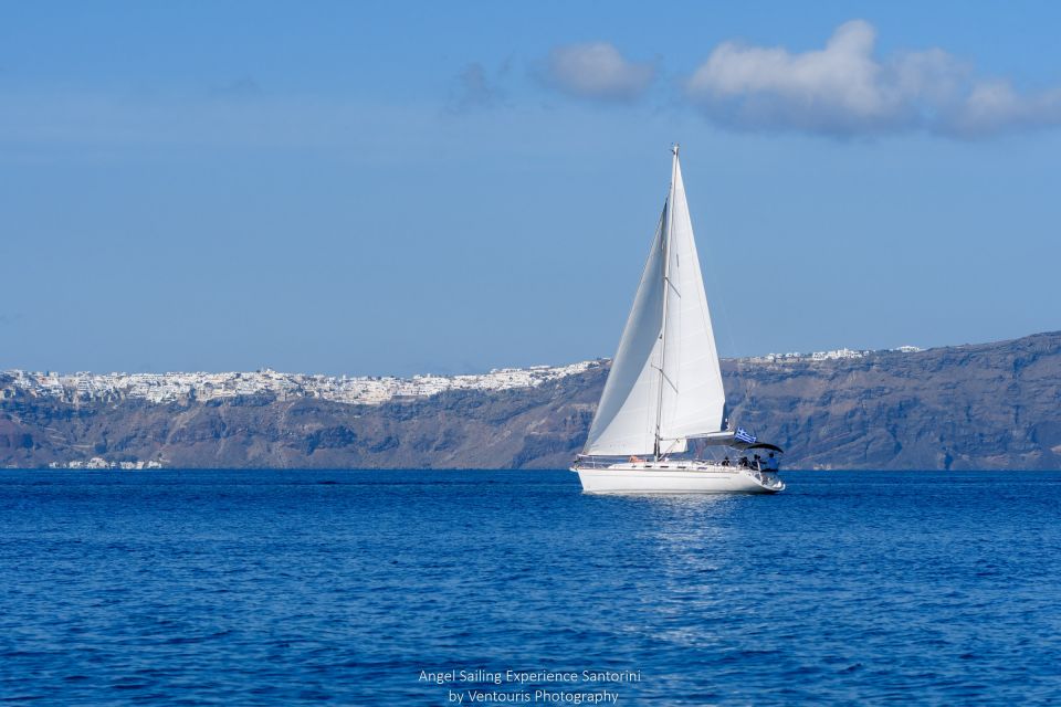 Santorini: Private 5-Hour Sunset Sailing Tour With Dinner - Detailed Itinerary