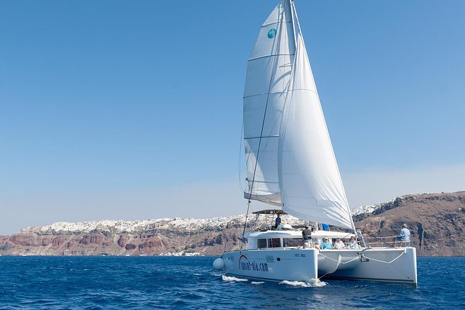 Santorini Small-Group Catamaran Sailing Trip(Bbq,Drinks, Transfer) - Volcanic Hot Springs