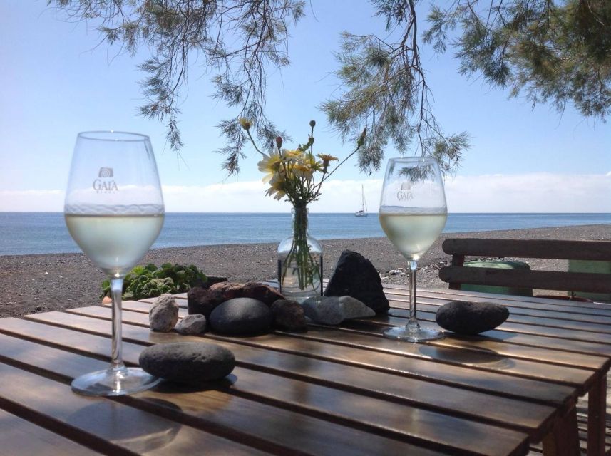 Santorini: Wine Tasting Tour With 4-Course Lunch and 4-Wines - Itinerary Breakdown