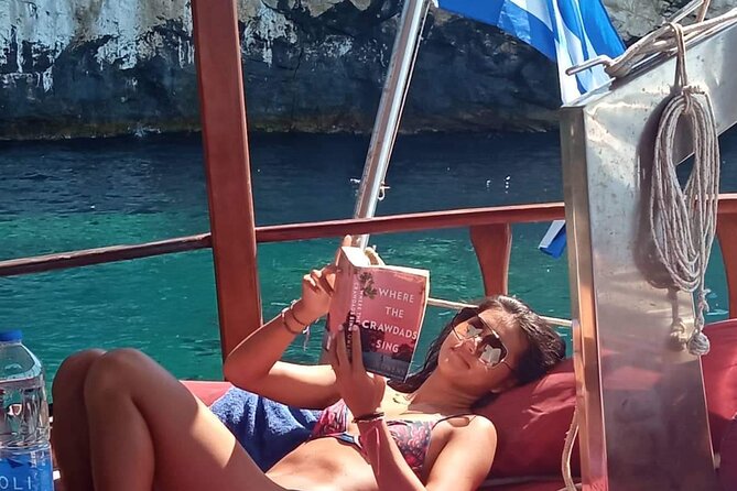 SEMI-PRIVATE GALATEA Tour Antiparos-Blue Lagoon-Despotiko-FREE DRINK - Included Amenities