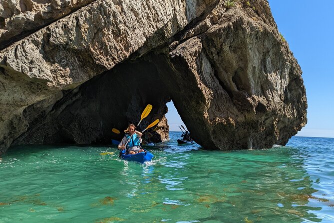 Sesimbra: Guided Kayak Tour in Arrábida Natural Park & Caves - Meeting Point and Pickup