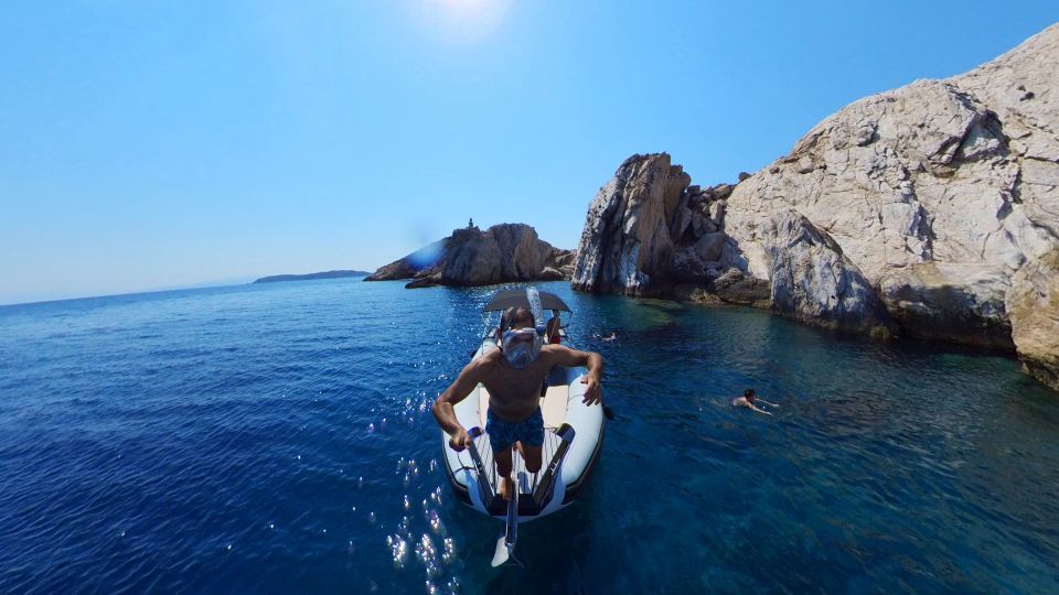 Skiathos: Private Day Cruise With a Speed Boat Around Island - Inclusions