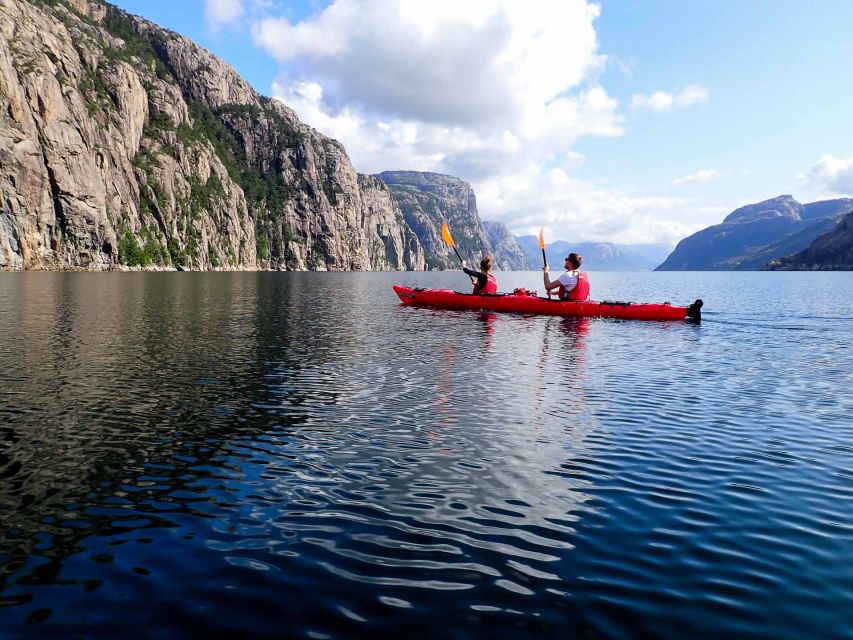 Stavanger: Lysefjord Kayaking Trip With Gear & Snacks - Pricing and Cancellation Policy