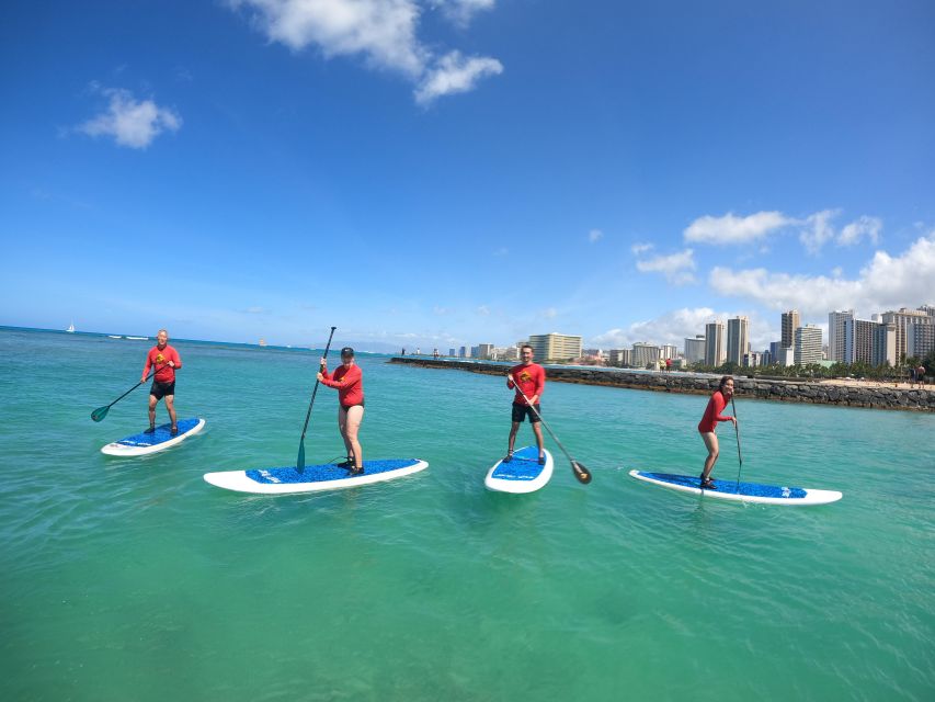 SUP Lesson in Waikiki, 3 or More Students, 13YO or Older - Equipment and Gear