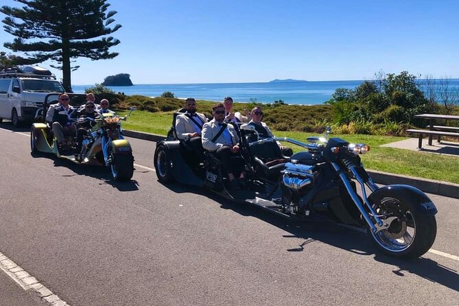 TAURANGA SHORE Excursion: V8 TRIKE - 1.5 Hour City Sites - Accessibility Features