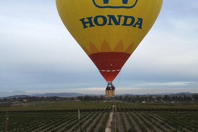 Temecula Shared Hot Air Balloon Ride - Pricing Information