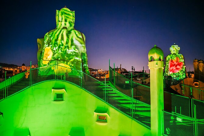 The Pedrera - Casa Mila Night Experience - Rooftop Light Show Celebration