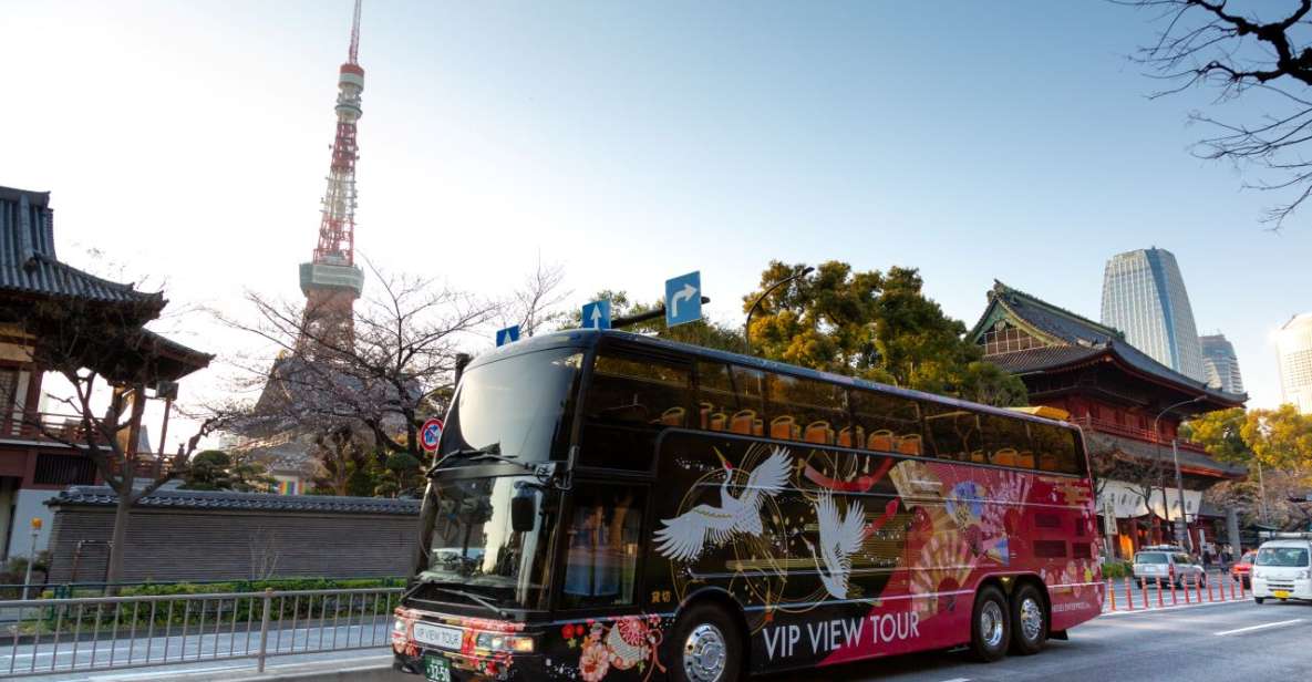 Tokyo: 70MINS Open Top Sightseeing Bus With Audio Guide - Coastal and Bay Highlights