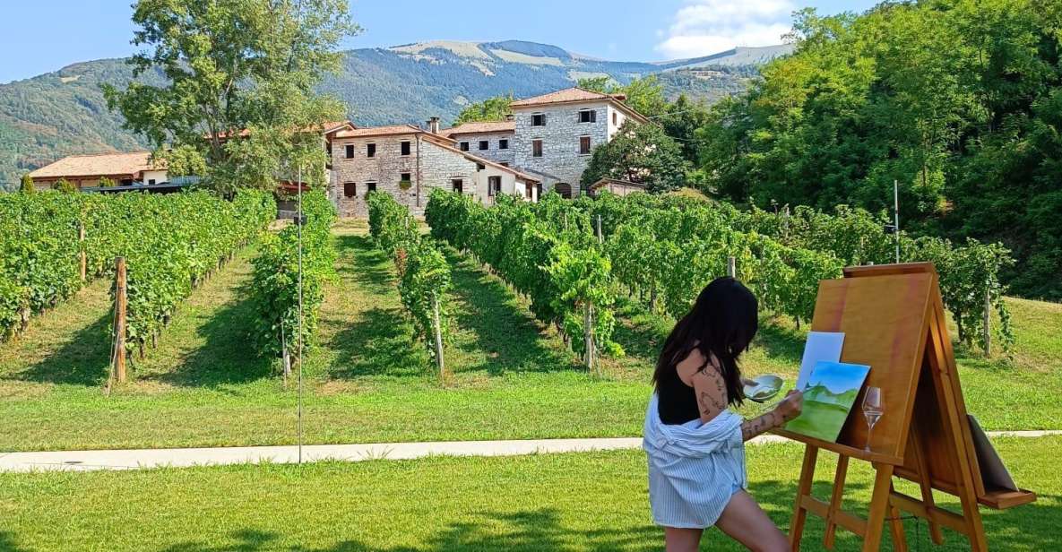 Valdobbiadene: Art and Wine-Painting Session in the Vineyard - Whats Included in the Package