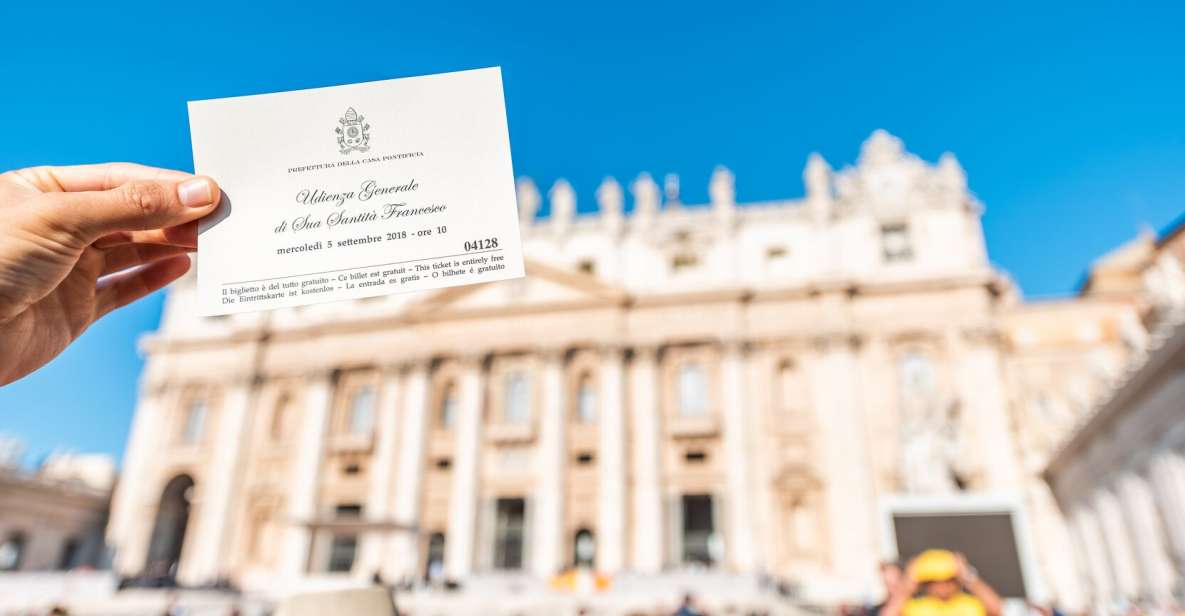 Vatican: Papal Audience and St. Peters Basilica Guided Tour - Detailed Itinerary