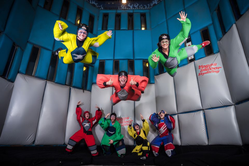 Vegas: Indoor Skydiving Experience - Activity Duration and Group Size