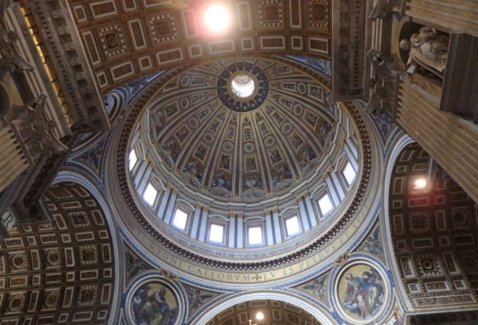 Top to Bottom Saint Peters Basilica Tour With Dome Climb