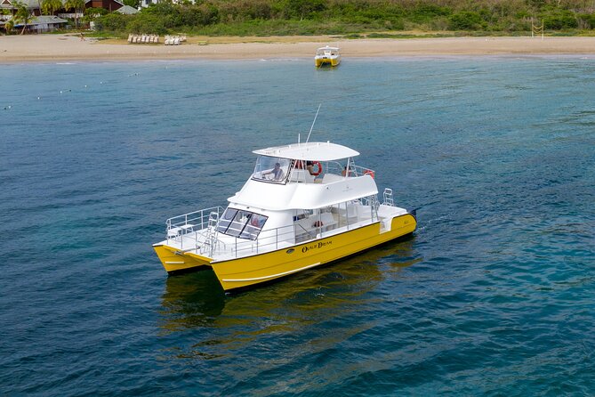 5hr Private Powered Catamaran Snorkel and Beach Experience With Lunch - Onboard Amenities