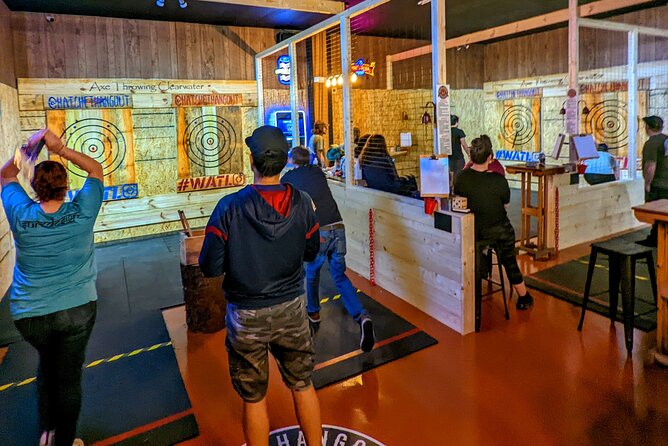 90 Minute Axe Throwing Guided Experience in Clearwater at Hatchet Hangout - Tips for First-Time Throwers