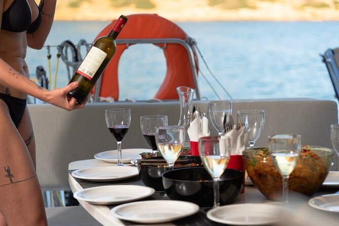 Agios Nikolaos Evening Catamaran Cruise in Mirabello With Dinner - Participant Guidelines