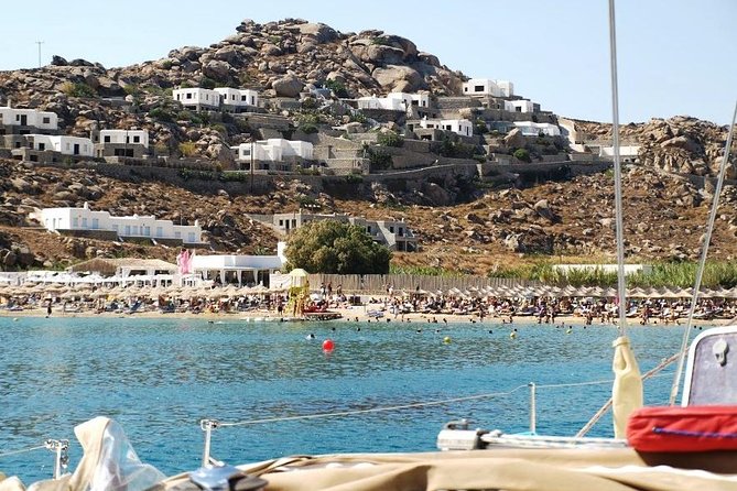 All Included Mykonos South Beaches, Rhenia and Delos Islands (Free Transfers) - Complimentary Pick-up and Drop-off Shuttle