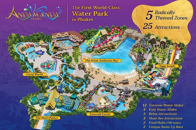 Andamanda Waterpark Phuket - Accessibility Information