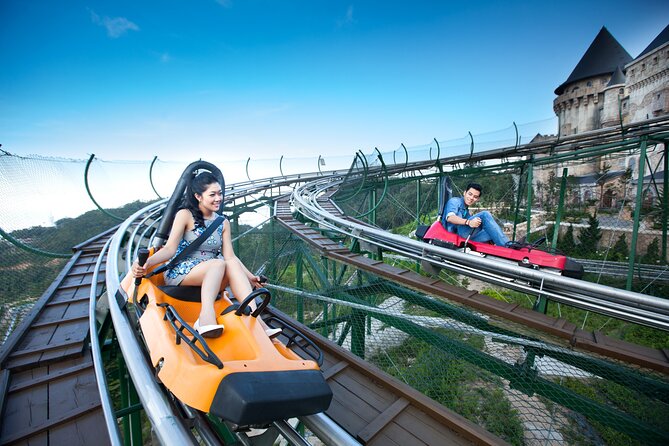 Ba Na Hills & Golden Bridge Tour: Cable Car, Fantasy Park, Buffet - Fun at Fantasy Park