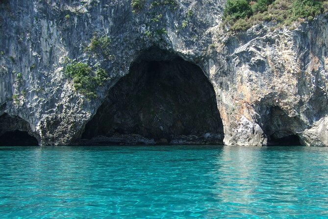 Boat Trip Sea Caves of Thetis - Swimming in Turquoise Waters